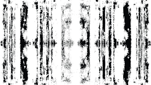 abstract black and white symmetrical ink blot texture with mirrored streaks ideal for artistic backgrounds and interpretive design projects
