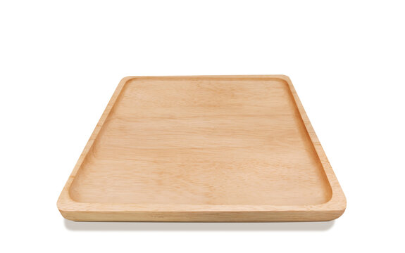 Clean wooden board background for product presentation.