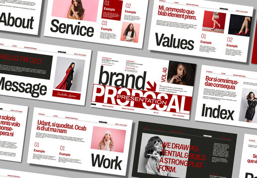 Brand Proposal Presentation template