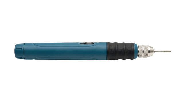 Cordless rotary tool for precision crafts  on transparent background