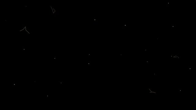 White dust particle stars on dark background with film grain texture suitable for spacethemed design projects, backgrounds, and artistic overlays.