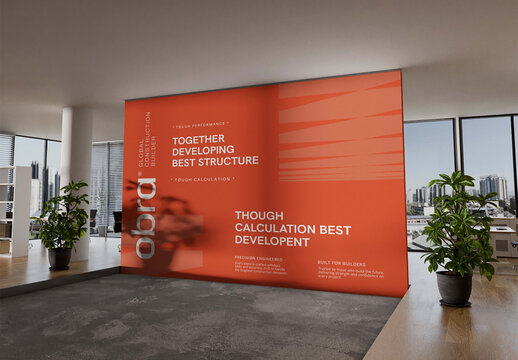 Office Wall Mockup