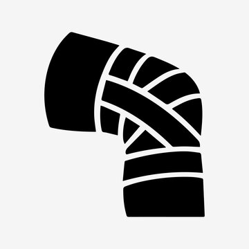 wrapped elbow  joint icon