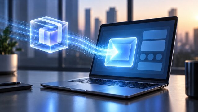 Software Deployment with Application Package Installation on Laptop