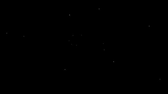 Spark scatter explosion fx with transparent background