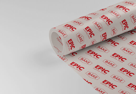 Wrapping Paper Mockup
