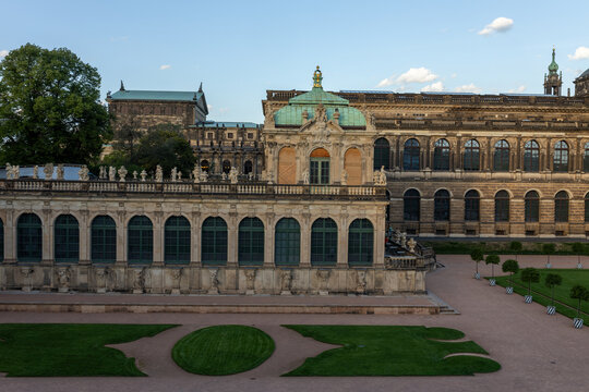 Hof des Zwinger in Dresden
