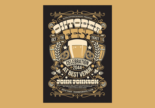 Oktoberfest Event Flyer Template