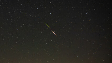 Perseidy 2026 meteor © Adrian