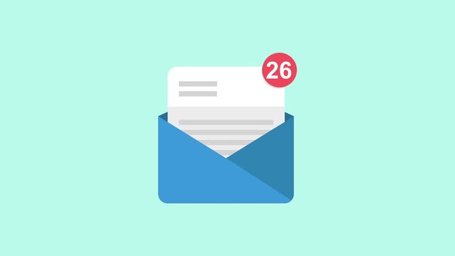 New Message icon, online chat text line icon notification with Alpha Matte