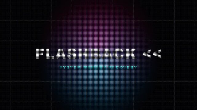 Digital Flashback System Memory Recovery Screen for Tech Documentaries and Cyber Crime ,Excellent conceptual b-roll for digital forensics, sci-fi projects, and tech documentaries.