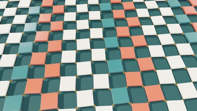 Auxetic Ceramic Lattice Expanding and Closing, Seamless Loop 4K