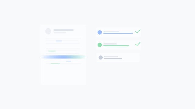 Automated Resume Parsing and Candidate Ranking Interface with Blue and Green Gradients