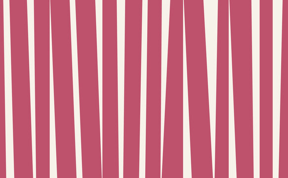 Abstract pink and cream vertical striped background