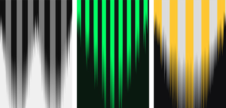 Abstract vertical speed lines background design with monochrome gradient for comic graphic elements