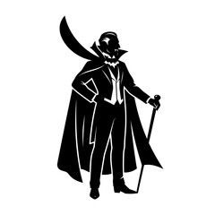 Fototapeta premium halloween witch with a broom