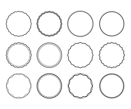 Decorative Circular Border illustration Collection
