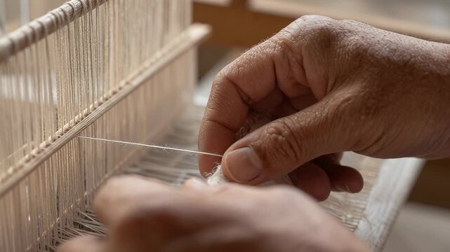 Weaving Threads with Care and Precision