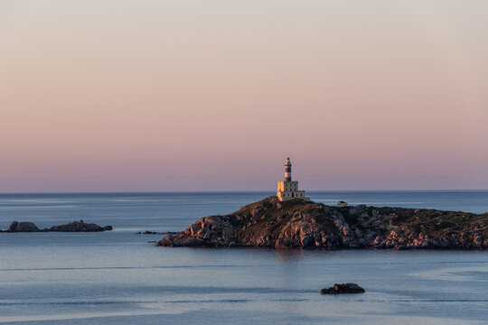 Morning Light over Isola dei Cavoli Lighthouse, Sardinia