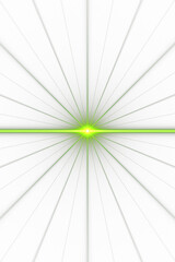 Fototapeta premium Abstract Green Tunnel Background with Dynamic Light Rays, Fractal Lines, Starburst Pattern, Futuristic Vector Design and Modern Digital Technology Wallpaper