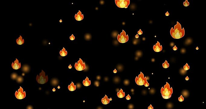 4K Animated Fire Emoji Transition. 4K Social Media Fire Emoji Transitions for live stream, live chat, gaming, and Live-style. 4K Animated transitions for social media. Easy to use.