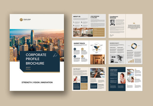 Corporate Company Profile Brochure and Business Proposal Template