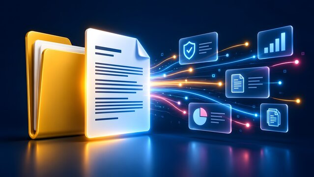 Secure Digital Document Management And File Sharing Network System