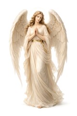 Obraz premium Serene angelic figure with wings