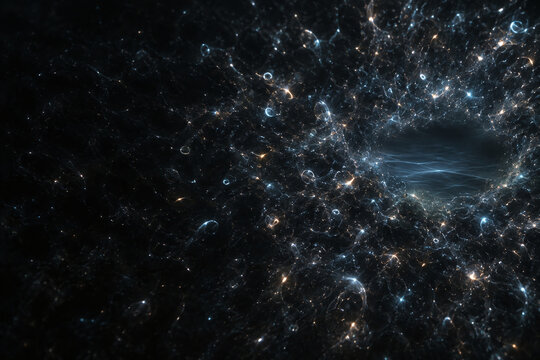 Quantum Vacuum Fluctuations Surrounding a Quiet Cosmic Region