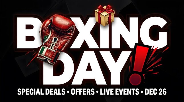 Celebrate boxing day with incredible deals special offers and exciting live events on december 26th