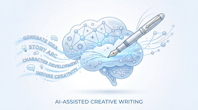hand drawn vector illustration of human brain