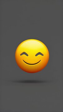 Emoji face transforming close-up from shocked expression to relaxed smile, supporting reaction stickers, social media feedback, chat messaging, relief response, and entertainment app media use.