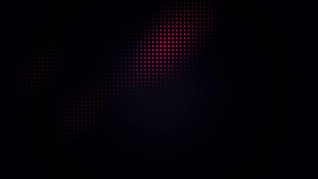 Abstract Magenta Halftone Dot Pattern Pulsing Minimalist Motion Graphic Loop