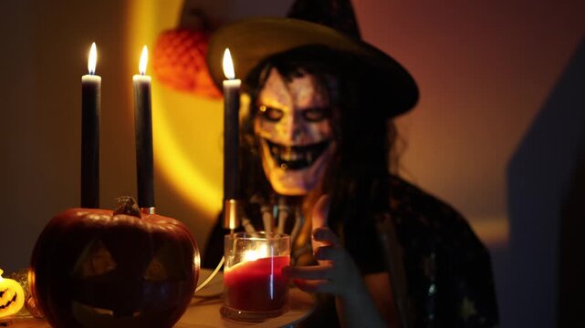 Halloween costume culture lets people become frightening characters for one night using masks candlelight and glowing pumpkins to celebrate an October tradition each year