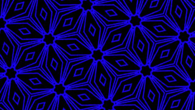 Magnifying glass pattern animation displays repeating tools. Information retrieval workflows guide the pattern. Data discovery research drives magnifying glass.