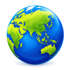 3D globe on transparent background © Dody