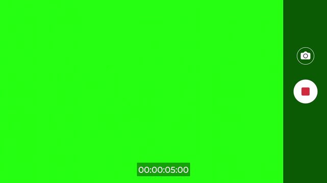 Vertical Android Smartphone Camera Recording Green Screen Chroma Key Background