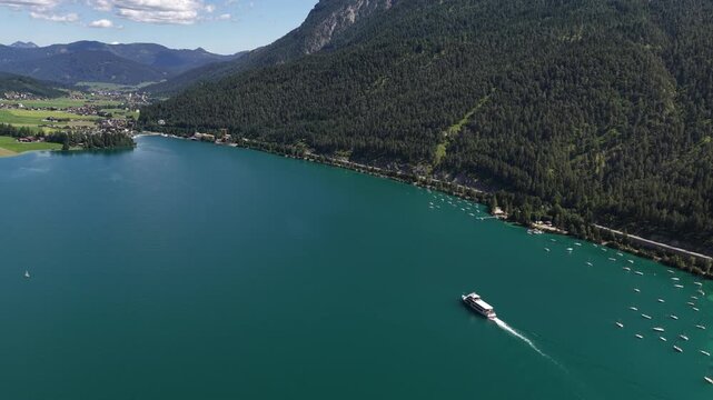 Lake Achensee Achensee in Tyrol, Austria ferry transport Europe holiday travel destination