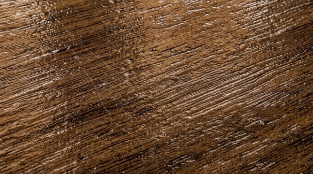 Glossy brown wood surface with varnish brush strokes. Timber texture background