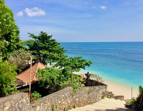 La playa de Balangan en la isla de Bali