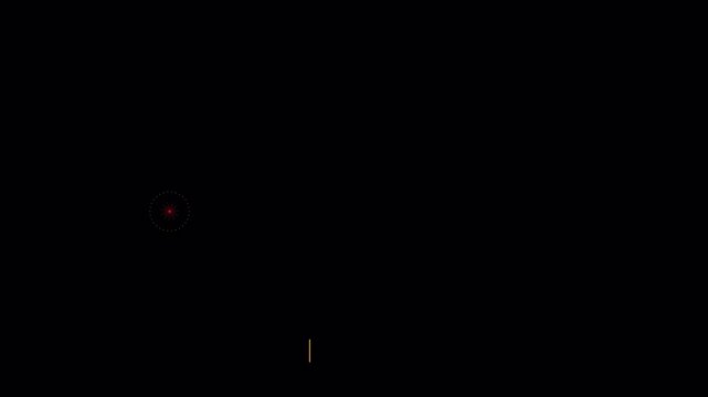 Minimalist flat design animated fireworks bursting on alpha chanel festive celebratory motion graphic 4K animation