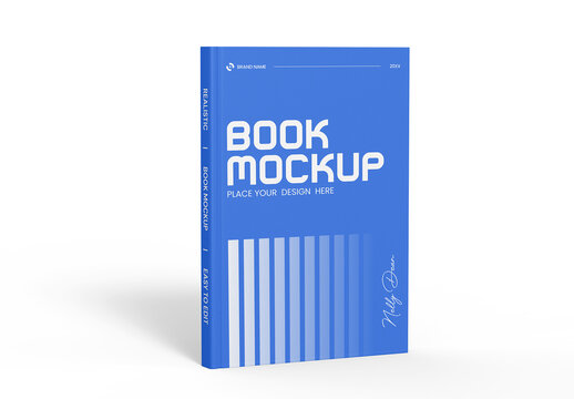 Hardcover Book Cover Mockup