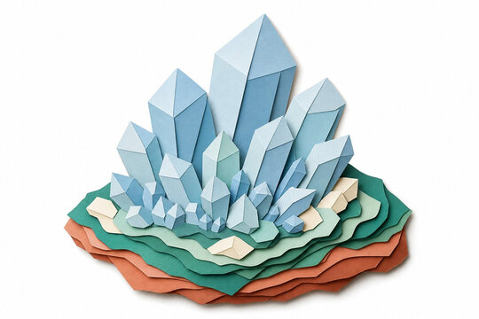 Celestine pale blue crystal cluster