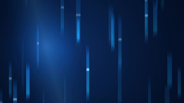 Abstract blue light streaks motion background video