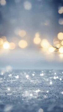 Glows and blurs in grey tones with soft golden sparkles in the background.