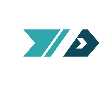 Abstract geometric shapes with arrows