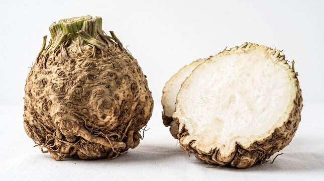 Fresh celeriac root