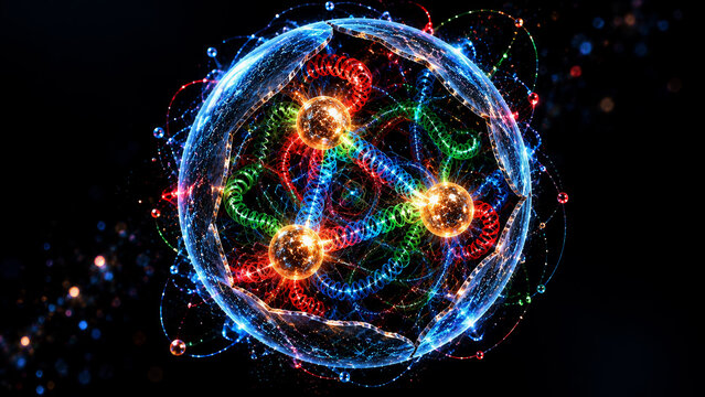 Inside a Proton with Quark and Gluon Fields