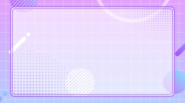 下の模様が透けているモーショングラフィックスのタイトルバックアニメーション