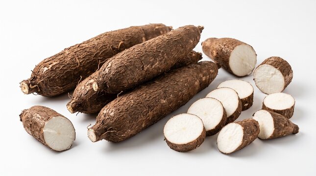 Fresh cassava roots
